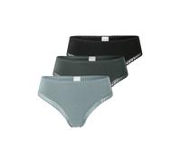 SCHIESSER String jade / vert foncé / noir, Taille M