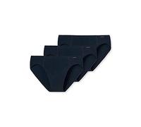 Schiesser Supermini (3er Pack) sous-vêtements mémoires, Bleu (Dunkelblau 803), Small (Taille Fabricant: 004) (Lot de 3) Homme