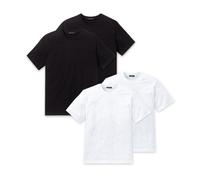 SCHIESSER T-Shirt Américain, Col En V, Col Rond, Noir, Blanc, S M L XL 2XL 3X...