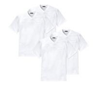 SCHIESSER T-Shirt Américain, Col En V, Col Rond, Noir, Blanc, S M L XL 2XL 3X...