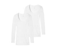 SCHIESSER T-shirt 'Luxury' blanc, Taille XXL