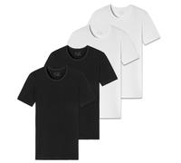 SCHIESSER T-Shirt noir / blanc, Taille M