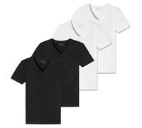 SCHIESSER T-Shirt Pour Hommes Pack De 4 - Série "95/5", Col En V, S-4XL