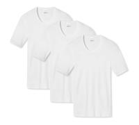 SCHIESSER T-Shirts Pour Hommes 3-Pack - Manches 1/2, Essentials En Coton, Fins
