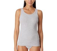 Schiesser Trägertop Unterhemd Organic Cotton-Pure Rib sous-vêtement, Gris chiné_179886, 46 Femme