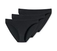 UNCOVER by SCHIESSER Slip femme - Tai, Coton doux, paquet de 3 Noir 2XL