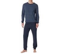 Schiesser Uncover Nightwear Ensemble de Pijama, Blau_181534, 52 Homme