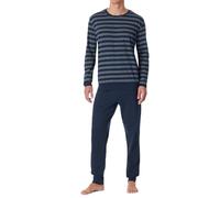 Schiesser Uncover Nightwear Ensemble de Pijama, Nachtblau_181534, 52 Homme