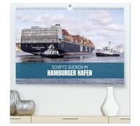 Schiffe gucken im Hamburger Hafen (hochwertiger Premium Wandkalender 2026 DIN A2 quer), Kunstdruck in Hochglanz: Die faszinierende Welt der Häfen mit ... und historischen Traditionsschiffen