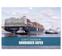 Schiffe gucken im Hamburger Hafen (Wandkalender 2026 DIN A4 quer), CALVENDO Monatskalender: Die faszinierende Welt der Häfen mit ihren Ozeanriesen und historischen Traditionsschiffen