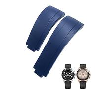 SCHIK Bracelet de montre en caoutchouc à boucle courte pour Rolex Daytona Submariner Role OYSTERFLEX Yacht Master Petit poignet en silicone 20 mm 21 mm, 20 mm, Agate