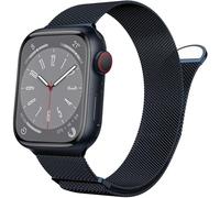 SCHIK Bracelet de montre pour bracelet Series 9, Ultra 2, SE, Ultra 8, 7, 6, 5, 4, 3, 2, 1, 38 mm, 40 mm, 41 mm, 42 mm, 44 mm, 45 mm, 49 mm, pour homme et femme, avec fermoir magnétique en acier