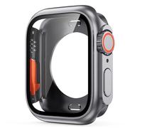 SCHIK Couvercle de protection d'écran pour Apple Watch S10 46MM S10 42MM 45mm 44mm 40mm 41mm, boîtier de pare-chocs avant et arrière en PC rigide iwatch 10 9 8 7 SE 6 5 4 changement(Original black,41m