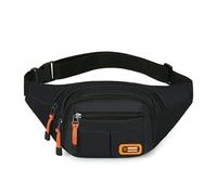 SCHIK Épais et résistant à l'usure, nouveau sac banane, sac de poitrine hydrofuge de grande capacité, sac portable résistant à l'usure, Noir , Taille unique