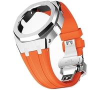 SCHIK Kit de modification de bracelet de montre en métal et caoutchouc pour GA2100/GA2110 - Bracelet de rechange en acier inoxydable - Accessoires avec coque inférieure, taille unique, Agate