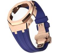 SCHIK Kit de modification de bracelet de montre en métal et caoutchouc pour GA2100/GA2110 - Bracelet de rechange en acier inoxydable - Accessoires avec coque inférieure, taille unique, Agate
