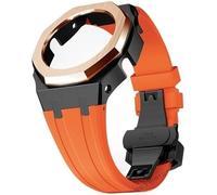 SCHIK Kit de modification de bracelet de montre en métal et caoutchouc pour GA2100/GA2110 - Bracelet de rechange en acier inoxydable - Accessoires avec coque inférieure, taille unique, Agate
