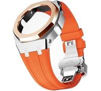 SCHIK Kit de modification de bracelet de montre en métal et caoutchouc pour GA2100/GA2110 - Bracelet de rechange en acier inoxydable - Accessoires avec coque inférieure, taille unique, Agate