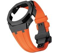 SCHIK Kit de modification de bracelet de montre en métal et caoutchouc pour GA2100/GA2110 - Bracelet de rechange en acier inoxydable - Accessoires avec coque inférieure, taille unique, Agate