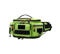 SCHIK Sac banane de camping, sac banane de voyage pour homme, cyclisme, randonnée, sport de plein air, ceinture tactique Molle, sac banane de pêche, Vert, Taille unique