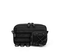 SCHIK Sac banane pour homme - Accessoires Molle - Sac mobile pour escalade multifonction - Camping - Outil masculin - Sac de hanche, Noir , Taille unique