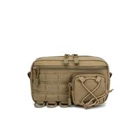 SCHIK Sac banane pour homme - Accessoires Molle - Sac mobile pour escalade multifonction - Camping - Outil masculin - Sac de hanche, kaki, Taille unique