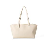 SCHIK Sac fourre-tout souple décontracté pour femme en cuir synthétique pour femme 2025 nouveaux sacs à main et sacs à main de haute qualité, blanc, 35-10-24cm
