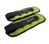 Schildkröt, 960201 Fitness Poids pour Poignets/Chevilles, Dans un Sac de Transport, 2 x 0,5 kg, Vert Sports