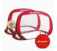 Schildkröt 970988 Pop-Up Goals Set of 2 120 x 80 x 80 cm Self-Standing Portable Space Saving Ideal for Football, Hockey, Includes Pegs and Instructions [Cannot Guarantee English]
