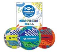 Schildkröt Ballon de Beachvolley en Néoprène, Taille 5, Ø 21 cm, Nouveau Design, Couleurs Assorties, Surface Textile Antidérapante, 970341