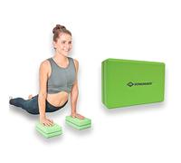 Schildkröt Bloc de Yoga, Bloc de Pilates, Coussin de Yoga et Méditation, Aide à l'Étirement, en Mousse Pratique et Douce, Vert/Gris, 960130