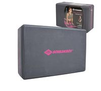 Schildkröt Fitness Block, Bloc de Pilates, Coussin de Yoga et Méditation, Aide à l'Étirement, en Mousse Pratique et Douce, Gris/Rose, 960136