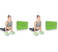 Schildkröt Bloc de Yoga, Pilates, Coussin de Yoga et Méditation, Aide à l'Étirement, en Mousse Pratique et Douce (Lot de 2)