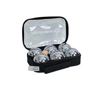Schildkröt Boule, Boccia, Petanque Set, 2 x 3 Steel Balls, 1 x Target Ball with Spacer, in Resealable Carry Bag