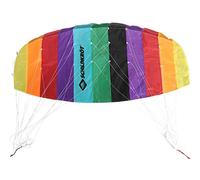 Schildkröt Cerf Volant de Sport 1.3, Aille de Traction à Deux Lignes, 8 Ans, 55 x 125 cm, INCL. Fils en Polyester 25 KP, 2 x 25 m sur Bobine Enrouleur, 3-6 Échelle Beaufort, 970450 Aqua