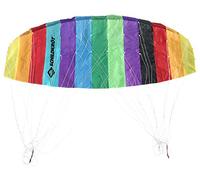 Schildkröt Cerf Volant de Sport 1.6, Aille de Traction à Deux Lignes, 12 Ans, 45x160cm, INCL. Fils en Polyester 25 KP, 2x25m sur Bobine Enrouleur, 3-6 Échelle Beaufort, 970460