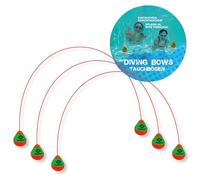 Schildkröt Ensemble de 3 Arches de plongée | pour Enfants dès 6 Ans | Apprentissage de la Natation et de la plongée en Piscine | Arches sous-Marines Flexibles | Couleurs Vives, extrémités lestées