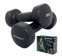 Schildkröt Fitness Paire d'Haltères en Vinyle, Anthracite, 2.0 kg, 960206