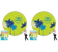 Schildkröt Frisbee Tropical, Disque à Lancer en Mousse Solide, Revêtement en Néoprène, Ø 23 cm, Excellentes Caractéristiques de Vol, Faible Poids, Résistant à l'eau Salée, 970300 (Lot de 2)