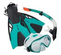 Schildkröt Fun Sports - Schnorchel Set Cayman - Jeux De Plage Taille 37-42 - S/M, Turquoise