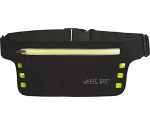 Schildkröt Fun Sports Wheel-Bee LED Night Runner Etui Porte-clés, 46 cm, Noir