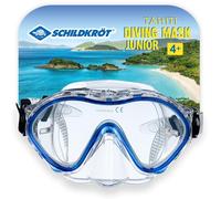 Schildkröt Funsports Lunettes de Plongée Tahiti pour Enfants, Masque de Plongée Junior, Lunettes de Natation, Silicone de Haute Qualité, Verre de Sécurité, Réglable, 940042