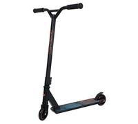 Schildkröt Trotinette Freestyle 360, Aluminium, Modèle d'Entrée de Gamme de Haute Qualité pour les Premiers Tours et Cascades, Roues en PU 100 mm, Design: Space, 510471, Noir