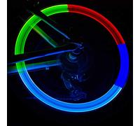 Schildkröt Funsports Wheel Bee Roue de Bicycle Lot de 2 Flash de lumière des pneus Valve Éclairage pour vélo Bouchons de Valve Lampe LED, One Size
