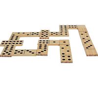 Schildkröt Jumbo Domino, 28 Dominos Grand Format, Bois FSC, 13x6 x1cm, dans Un Sac en Filet avec Cordon de Serrage, 970314