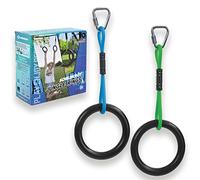 Schildkröt Ring Set, Accessoires Jungle Line, 2 Gymnastique pour Enfants et Adultes, Anneaux Ninja