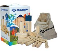 Schildkröt Kubb, Le Jeu de Jardin Populaire de Scandinavie, Ensemble Complet en Bois Certifié FSC, Compris um Sac de Transport pour Le Stockage, 970112