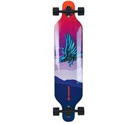 Schildkröt Longboard Freeride 41", Bois d'Érable Collé 9 Plis, Planche Complète avec Suspension à Essieu Suspendu, Roulements à Billes ABEC-11, Design: Cool Chimp, 510691.