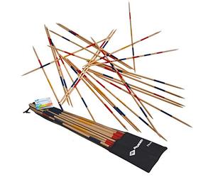 Schildkröt Mikado Set, la Version Géante du Jeu Classique, 25 Bâtons, 90 cm de Long, en Bois Certifié FSC, 970110