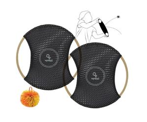 Schildkröt Ogo Sport Bamboo Set, Jeu de Lancer et Attraper dès 4 Ans | 2 disques Ogo, cadre en bambou certifié FSC, balle souple, pour le jardin et la plage